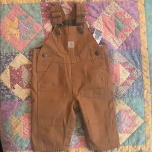 NWOT Carhartt size 3 month bibs